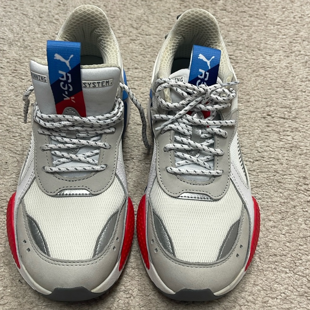 Authentic Rare PUMA BMW Motorsport 🔴⚪️🔵 Running System RSX Sneakers US 8